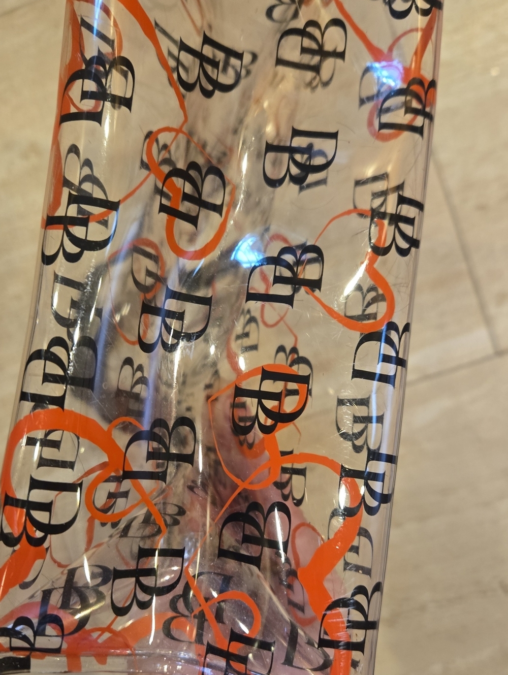 Dooney & Bourke Clear Vinyl Signature/Heart Mini Tote with Zipper Pouch - Picture 8 of 12